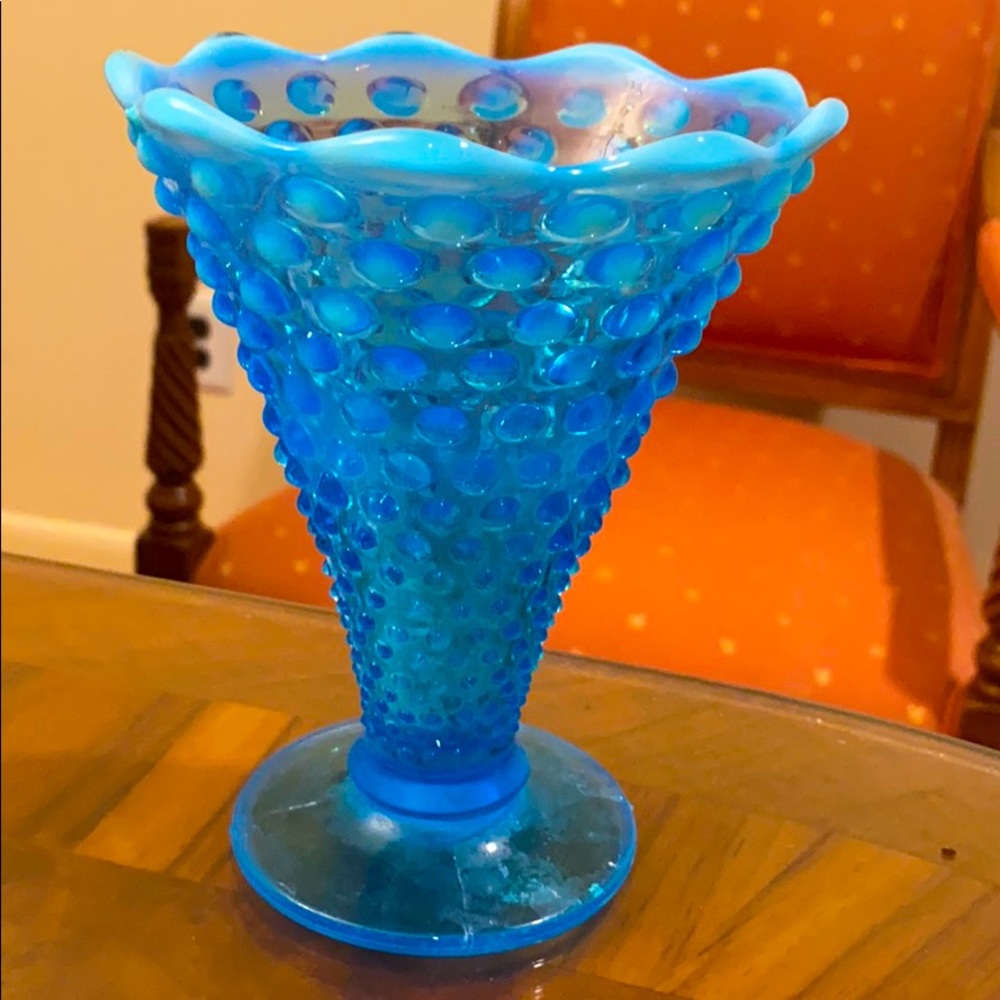Glass Blue Vase